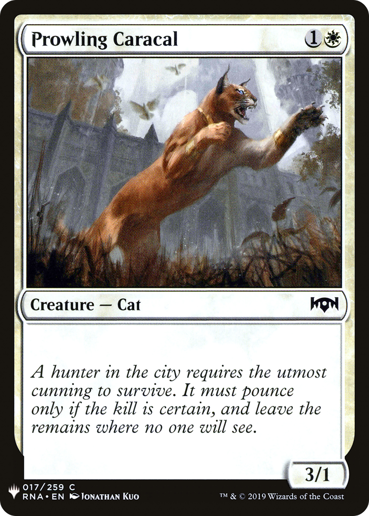 Prowling Caracal (LIST-RNA-17) [The List]