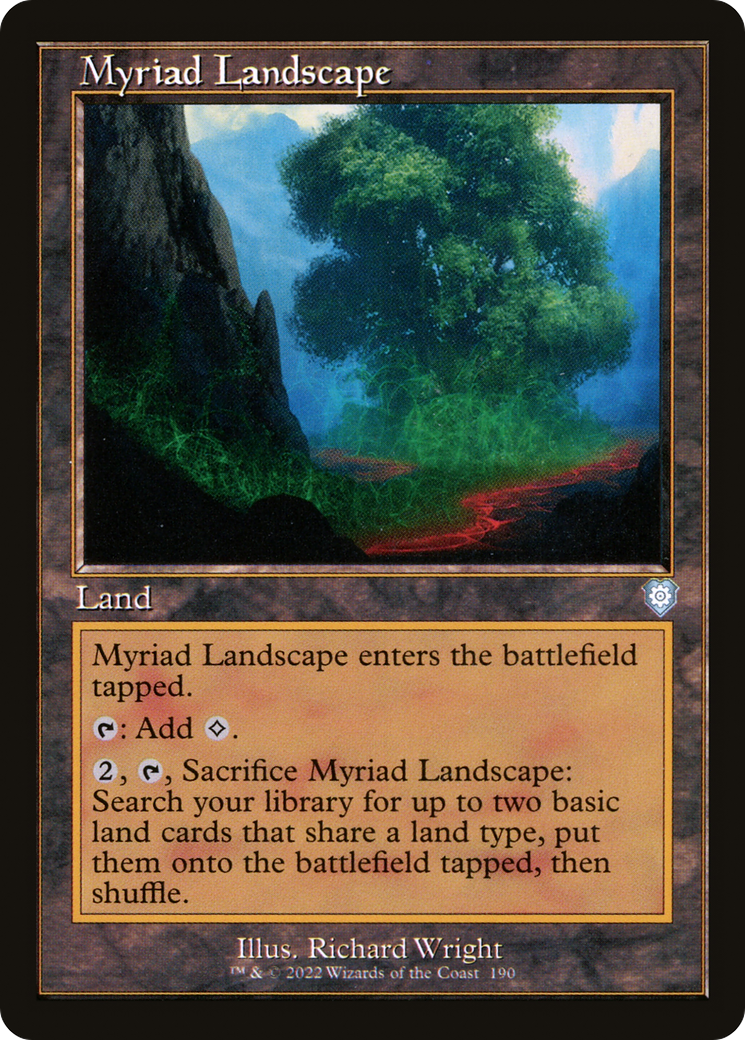 Myriad Landscape (Retro Frame) (BRC-190) [The Brothers' War Commander]