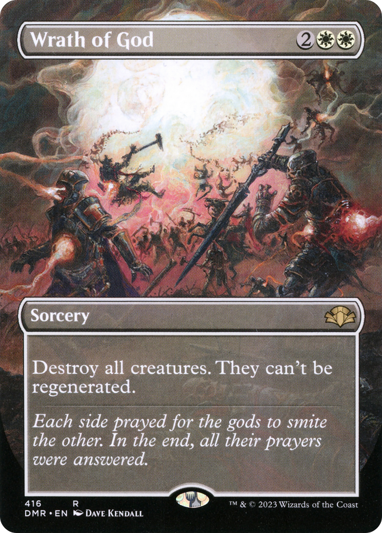 Wrath of God (DMR-416) [Dominaria Remastered] (Borderless) Foil