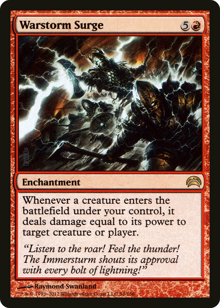 Warstorm Surge (PC2-054) [Planechase 2012]