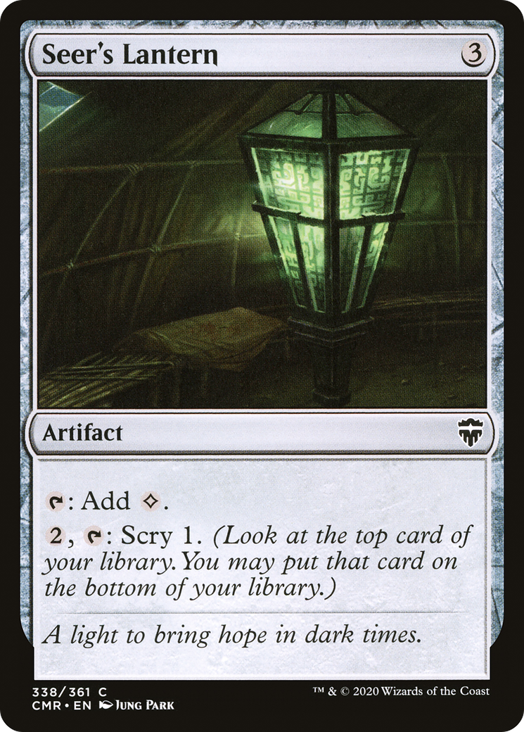 Seer's Lantern (CMR-338) [Commander Legends] Foil