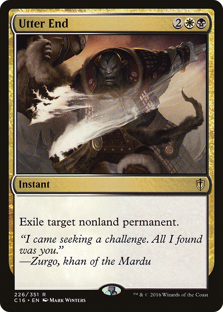 Utter End (C16-226) [Commander 2016]