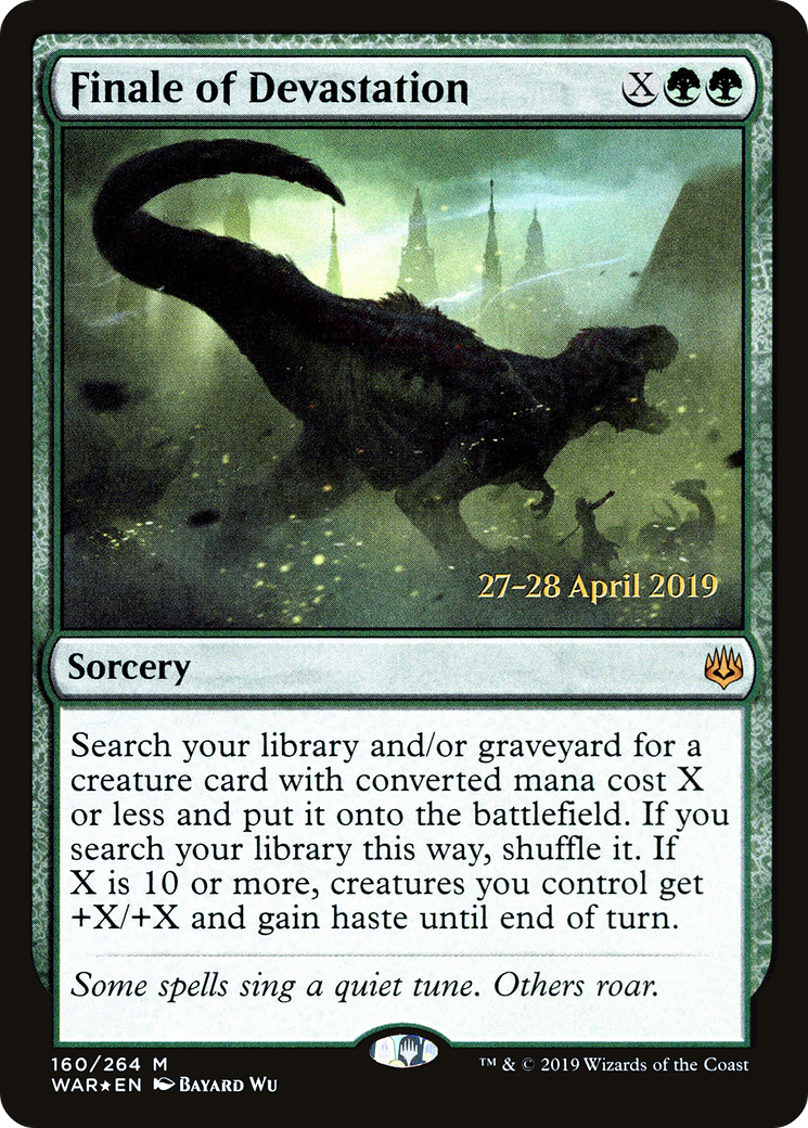 Finale of Devastation (PRE-160S) [War of the Spark Promos] Foil