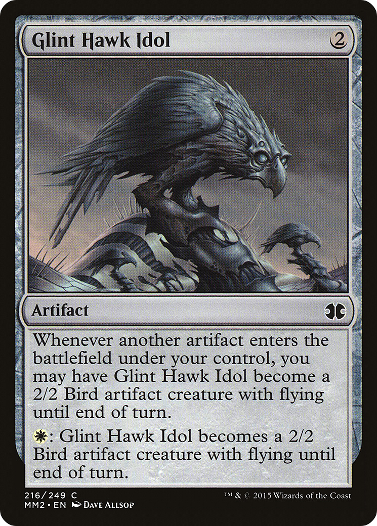 Glint Hawk Idol (MM2-216) [Modern Masters 2015]