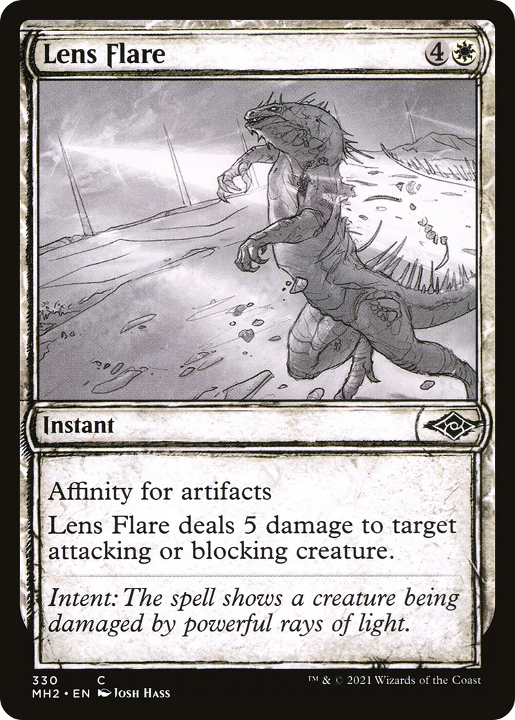 Lens Flare (MH2-330) [Modern Horizons 2]: (Showcase) Foil