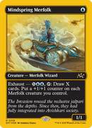 Mindspring Merfolk (DFT-436) [Aetherdrift] Foil