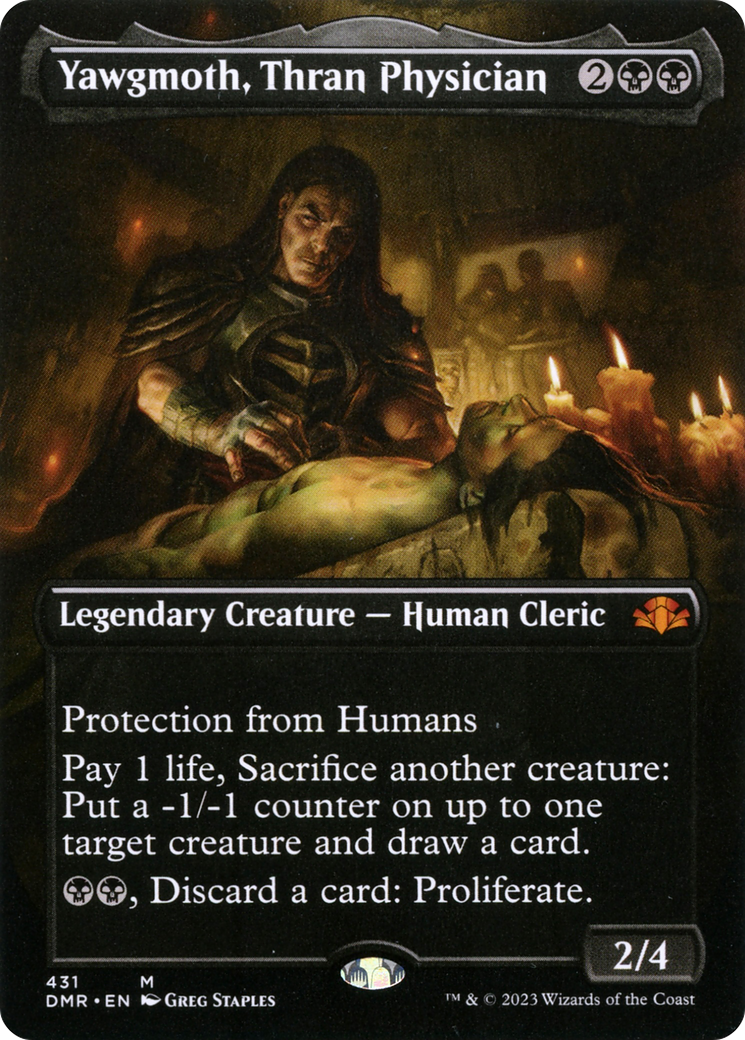 Yawgmoth, Thran Physician (Borderless) (DMR-431) [Dominaria Remastered]