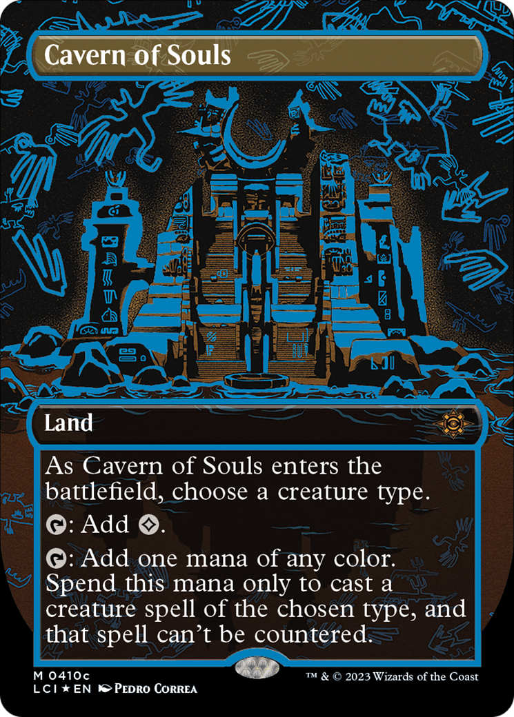 Cavern of Souls (LCI-410C) [The Lost Caverns of Ixalan] (Borderless) Foil