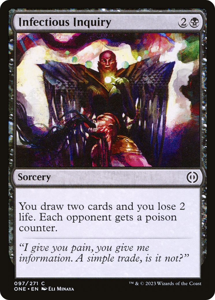 Infectious Inquiry (ONE-097) [Phyrexia: All Will Be One] Foil