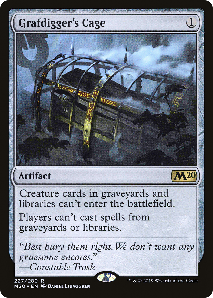 Grafdigger's Cage (M20-227) [Core Set 2020]