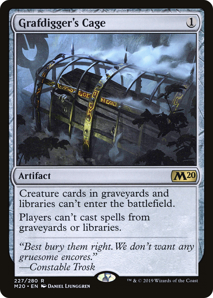 Grafdigger's Cage (M20-227) [Core Set 2020]