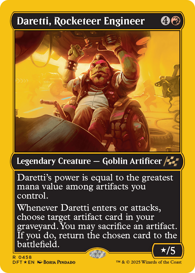 Daretti, Rocketeer Engineer (DFT-458) [Aetherdrift] Foil