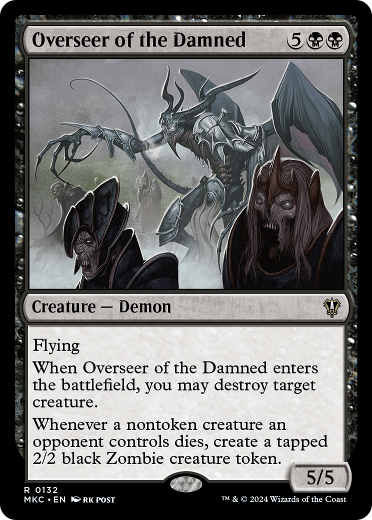 Overseer of the Damned (MKC-132) [Murders at Karlov Manor Commander]