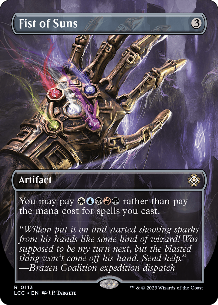 Fist of Suns (LCC-113) [The Lost Caverns of Ixalan Commander] (Borderless)