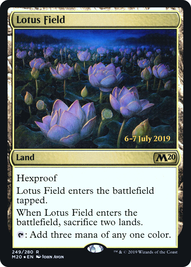 Lotus Field (PRE-249S) [Core Set 2020 Promos] Foil