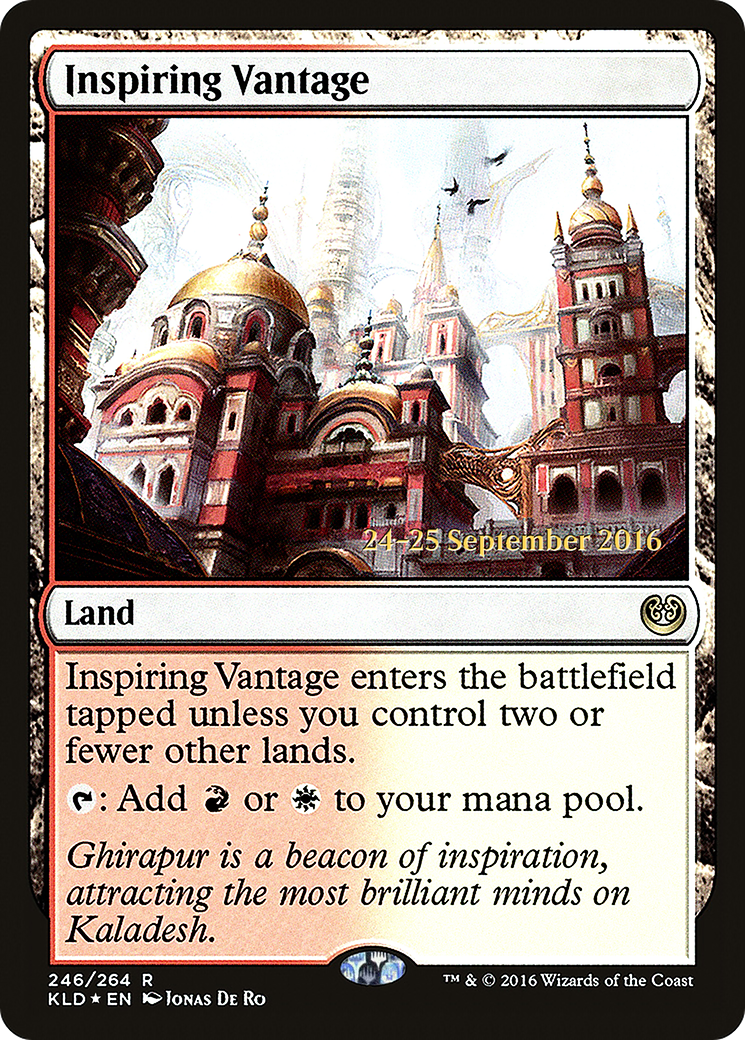 Inspiring Vantage (PRE-246S) [Kaladesh Promos] Foil