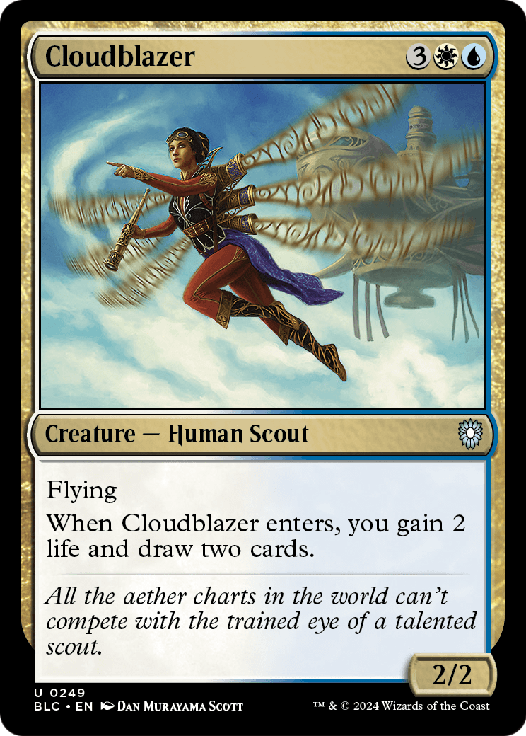 Cloudblazer (BLC-249) [Bloomburrow Commander]