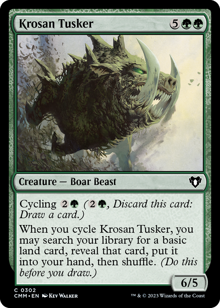 Krosan Tusker (CMM-302) [Commander Masters] Foil