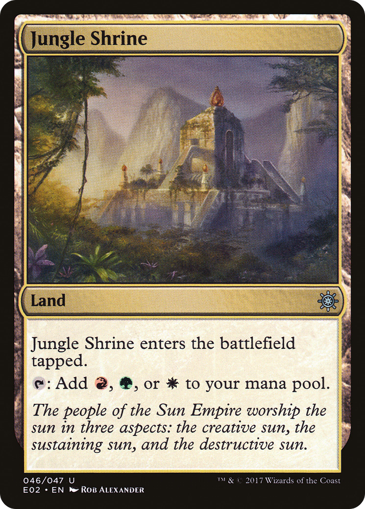 Jungle Shrine (E02-046) [Explorers of Ixalan]