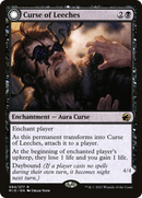 Curse of Leeches // Leeching Lurker (MID-094) [Innistrad: Midnight Hunt]: (Double Faced Transform) Foil
