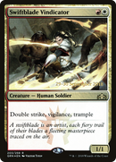 Swiftblade Vindicator (PRE-203S) [Guilds of Ravnica Promos] Foil