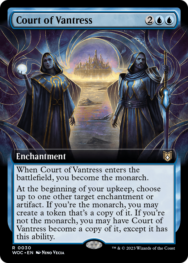Court of Vantress (WOC-030) [Wilds of Eldraine Commander]: (Extended Art)