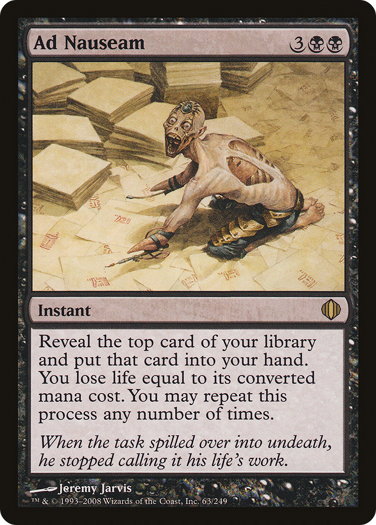 Ad Nauseam (ALA-063) [Shards of Alara] Foil