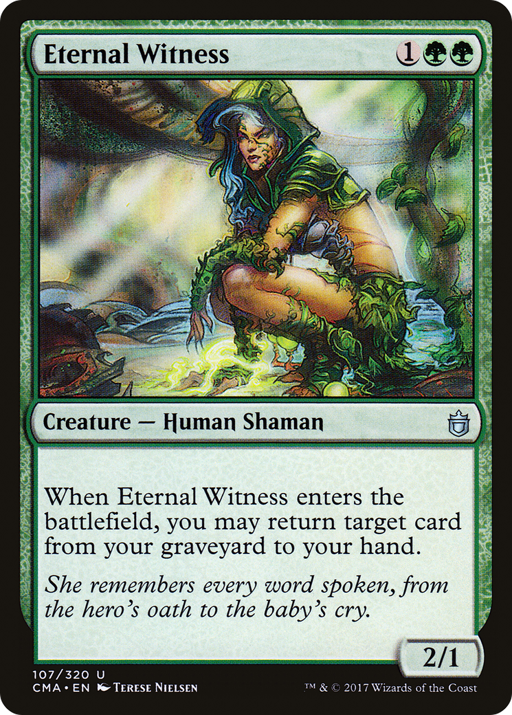 Eternal Witness (CMA-107) [Commander Anthology]