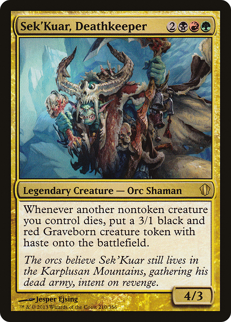 Sek'Kuar, Deathkeeper (C13-210) [Commander 2013]
