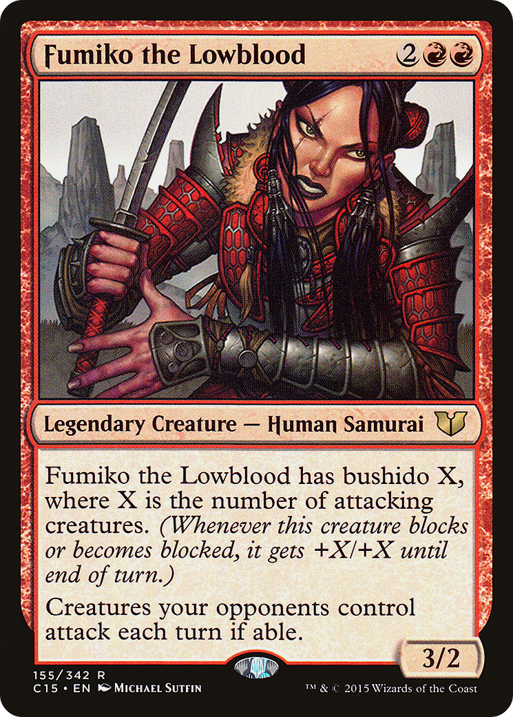 Fumiko the Lowblood (C15-155) [Commander 2015]