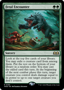 Feral Encounter (PPWOE-169P) [Wilds of Eldraine Promos] Foil