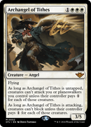 Archangel of Tithes (PPOTJ-02P) [Outlaws of Thunder Junction Promos] Foil