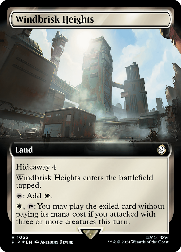 Windbrisk Heights (PIP-1055) [Fallout]: (Extended Art) Foil