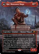 Ral, Monsoon Mage // Ral, Leyline Prodigy (MH3-445) [Modern Horizons 3] (Borderless) Foil