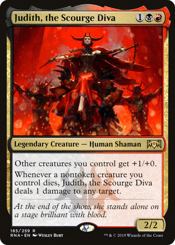 Judith, the Scourge Diva (RNA-185) [Ravnica Allegiance]