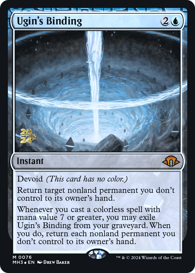 Ugin's Binding (PRE-076) [Modern Horizons 3 Promos] Foil