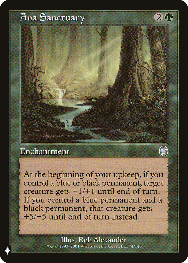 Ana Sanctuary (LIST-APC-74) [The List]
