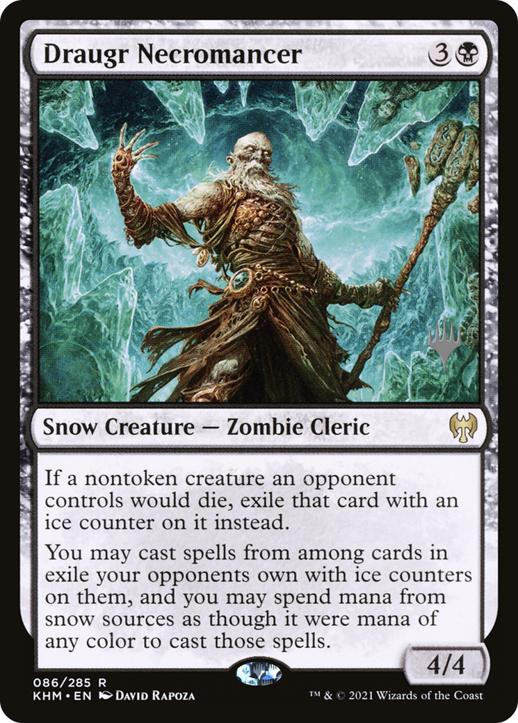 Draugr Necromancer (PPKHM-86P) [Kaldheim Promos]: (snow)