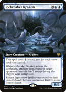 Icebreaker Kraken (KHM-345) [Kaldheim]: (Extended Art, snow) Foil