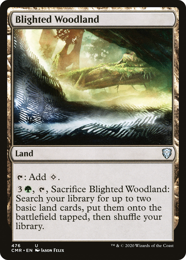 Blighted Woodland (CMR-476) [Commander Legends]