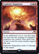 Explosive Singularity (PRE-140) [Kamigawa: Neon Dynasty Promos] Foil