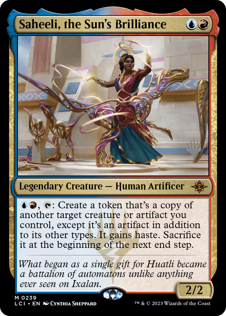 Saheeli, the Sun's Brilliance (PPLCI-239P) [The Lost Caverns of Ixalan Promos] Foil