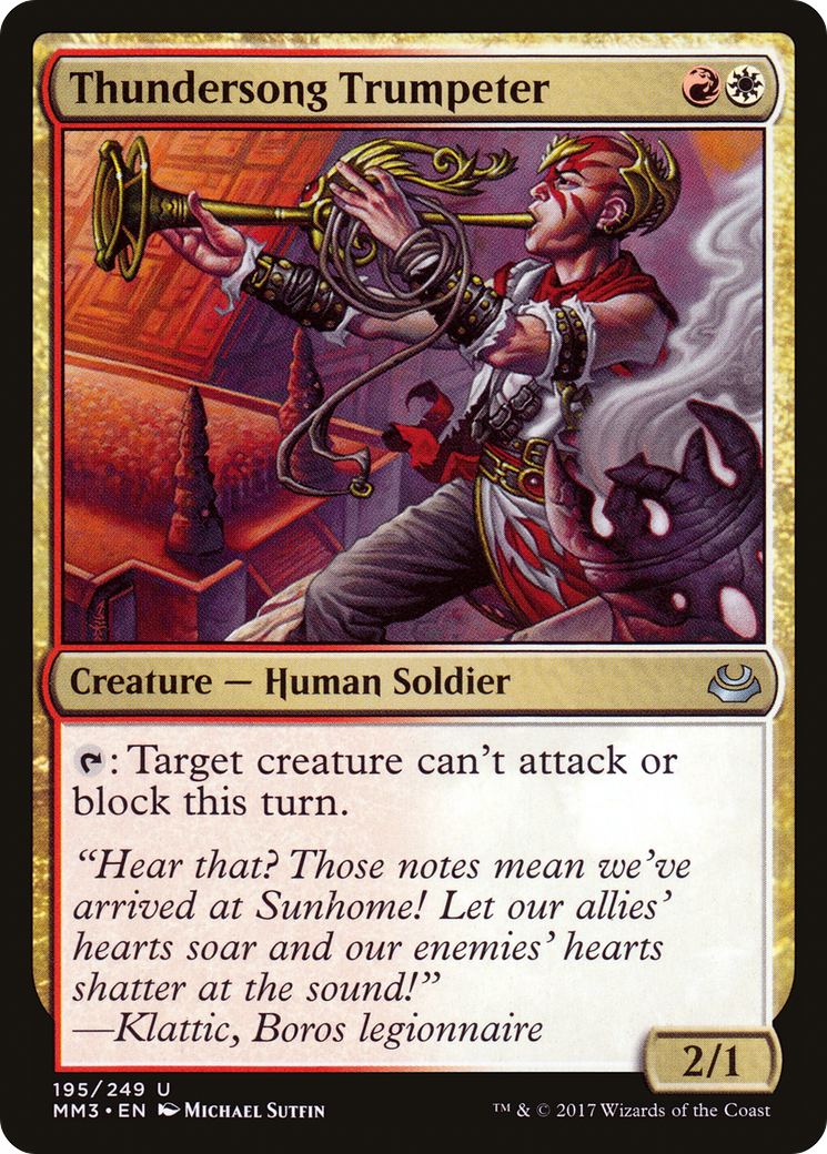 Thundersong Trumpeter (MM3-195) [Modern Masters 2017]