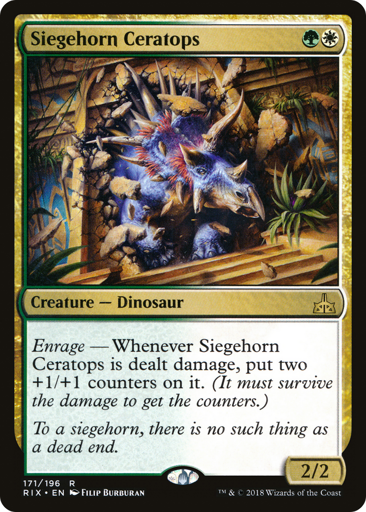 Siegehorn Ceratops (RIX-171) [Rivals of Ixalan]
