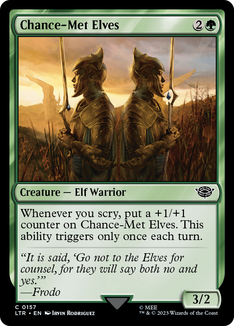 Chance-Met Elves (LTR-157) [The Lord of the Rings: Tales of Middle-earth] Foil