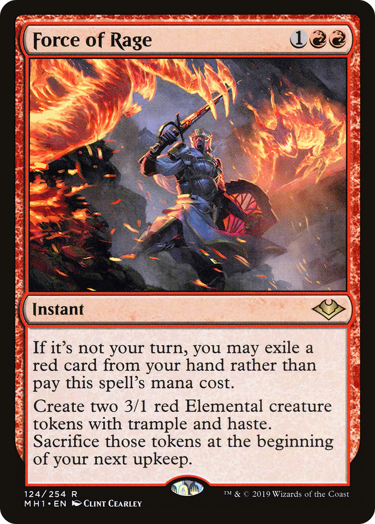 Force of Rage (MH1-124) [Modern Horizons]
