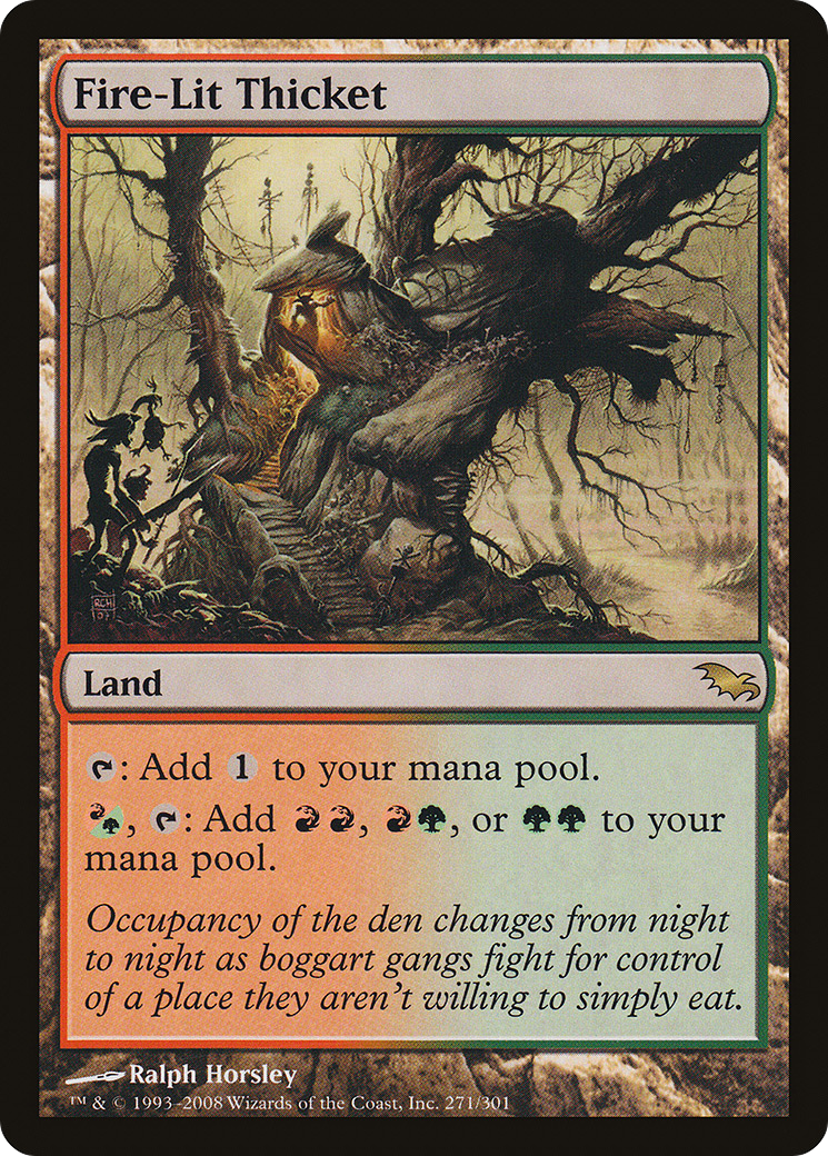 Fire-Lit Thicket (SHM-271) [Shadowmoor]