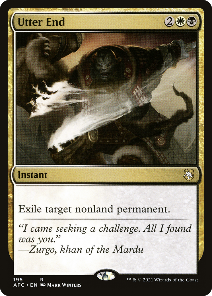 Utter End (AFC-195) [Forgotten Realms Commander]