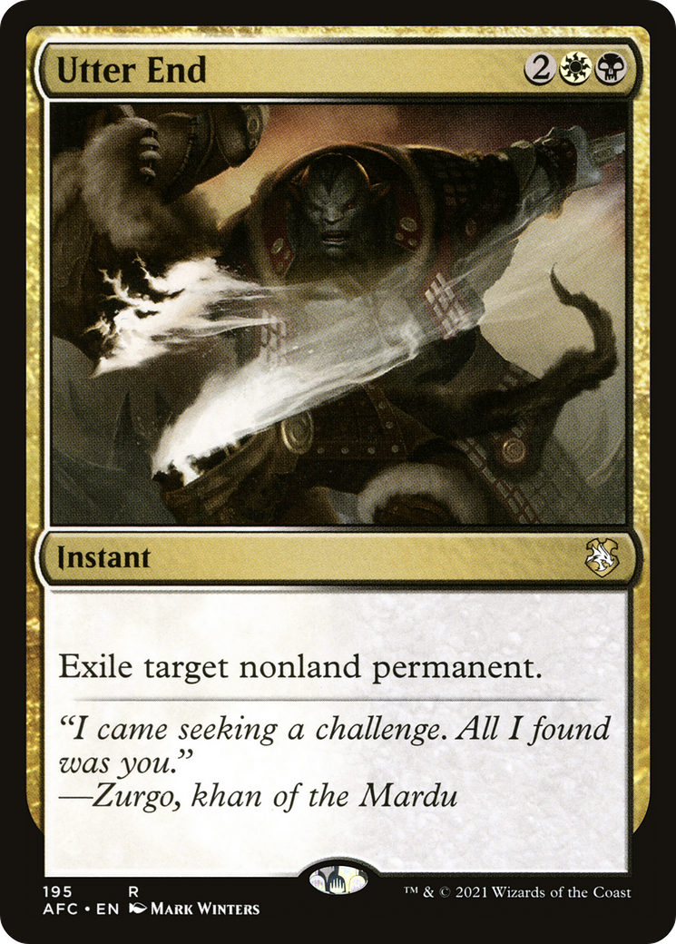 Utter End (AFC-195) [Forgotten Realms Commander]