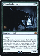 Primal Adversary (PRE-194S) [Innistrad: Midnight Hunt Promos] Foil